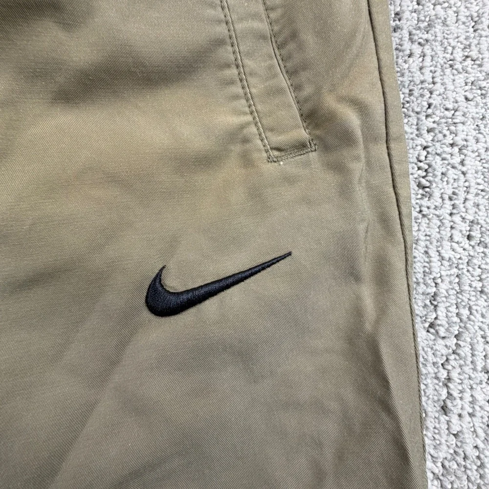 Nike Woven Shorts Mens Large Green AA5032-222 Drawstring Casual Sportswear